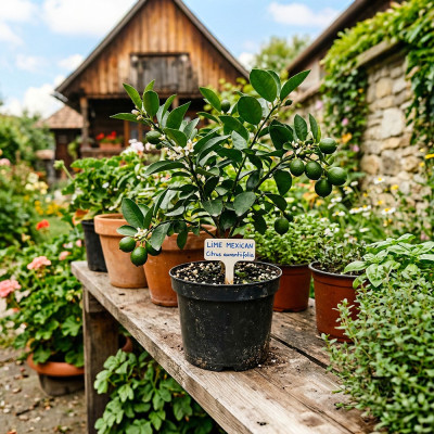 Lime Mexican Citrus aurantiifolia P9 20-30cm - Bulbshop