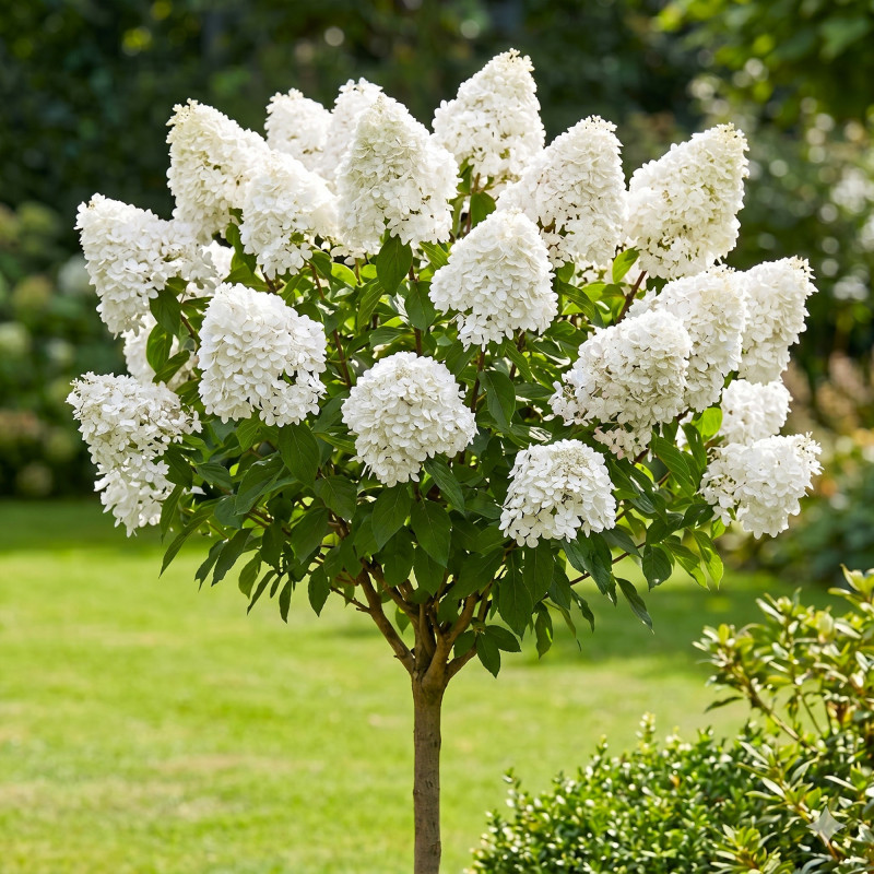 Hortensie Pomisor Silver Dollar pe Trunchi 10L 100-120cm - Bulbshop.ro