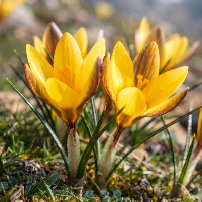 Bulbi Branduse Primavara Crocus Korolkowi 5 buc