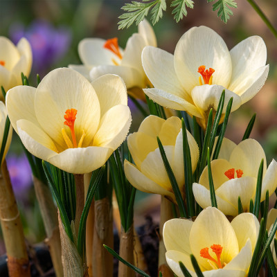 Bulbi Branduse Primavara Crocus Cream Beauty 5 buc