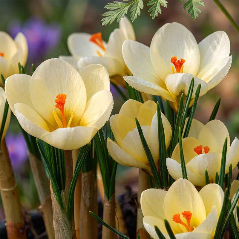 Bulbi Branduse Primavara Crocus Cream Beauty 5 buc