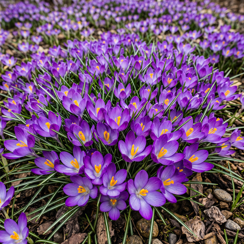 Bulbi Branduse Primavara Crocus Vernus Violet 5 buc