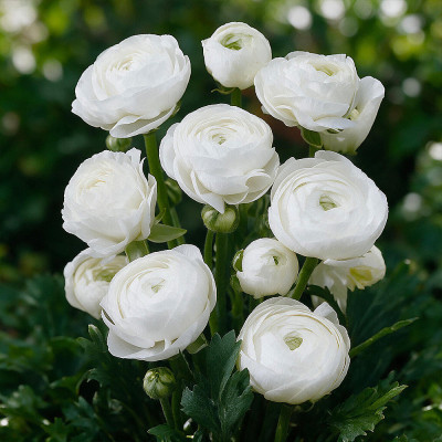 Bulbi Ranunculus Albi White 10 buc