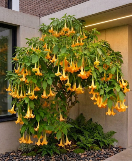 Trompeta Ingerilor - Brugmansia la Ghiveci
